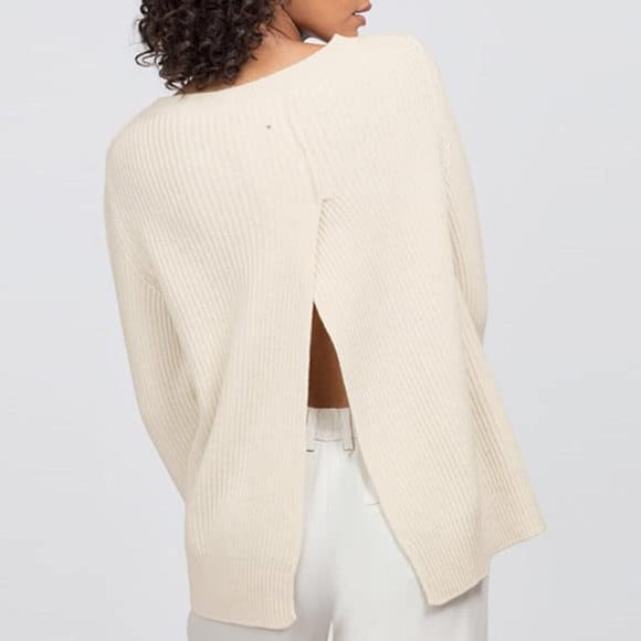 Cuyana Sweaters - Cuyana Open-Back Sweater, M